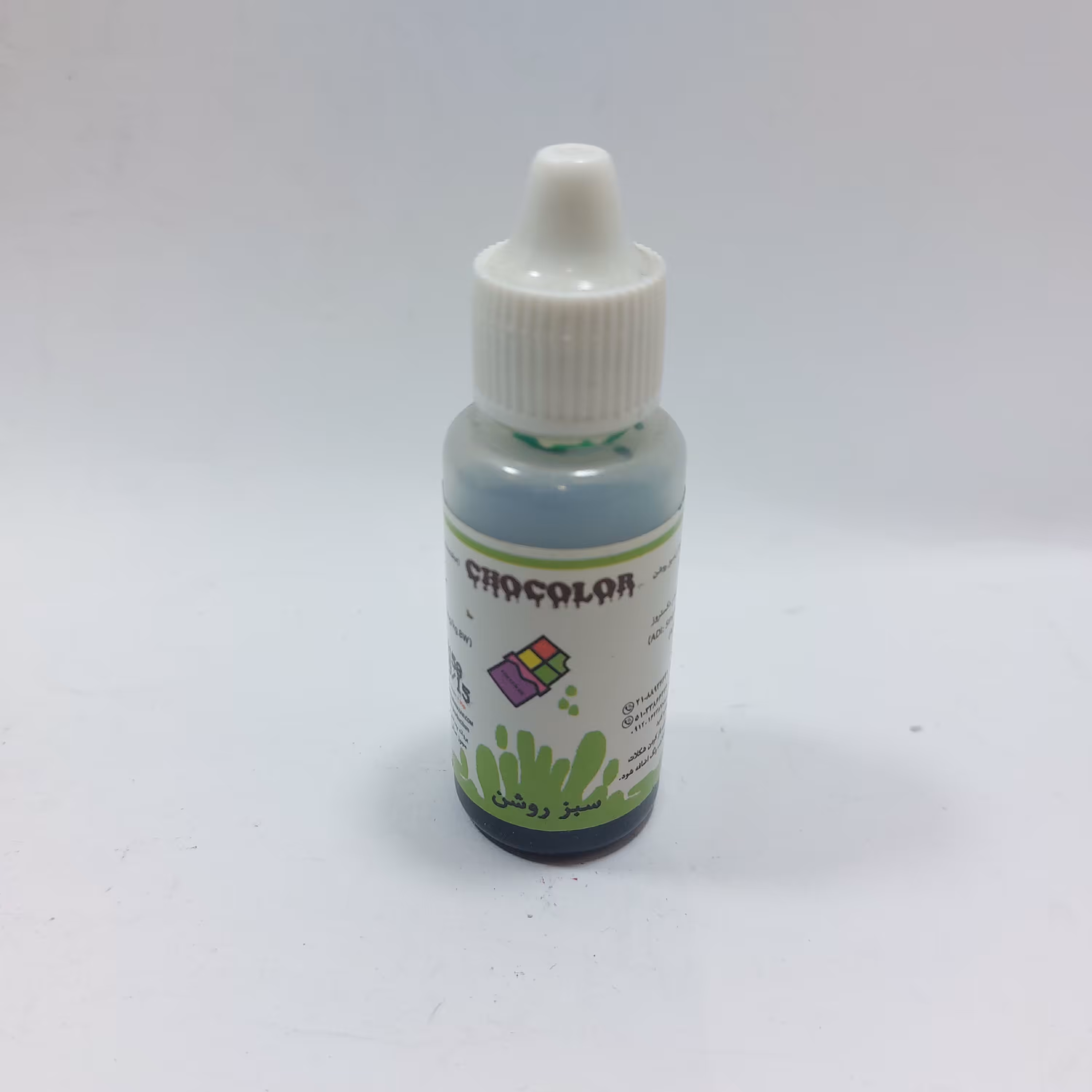 رنگ ژله ای مخصوص شکلات رنگ سبز روشن 