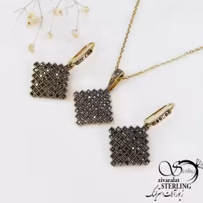 نیمست سیاه قلم استیل مربعی کد 10729