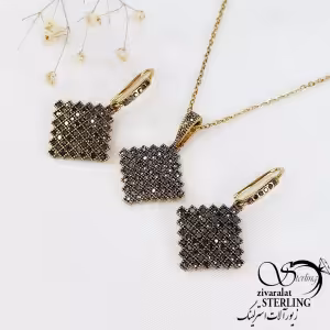 نیمست سیاه قلم استیل مربعی کد 10729