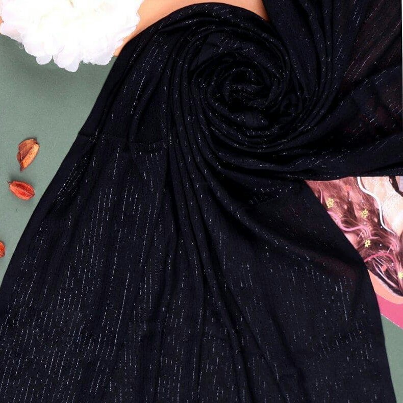 شال نخی لمه دار مجلسی
