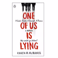 کتاب One of Us is Lying اثر Karen M. McManus انتشارات Delacorte Press