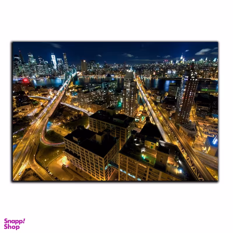 تابلو شاسی بکلیت طرح منظره شهر در شب مدل SH-388