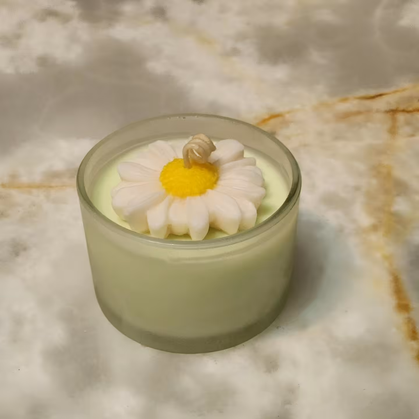 شمع مارگاریت با شیشه مات 