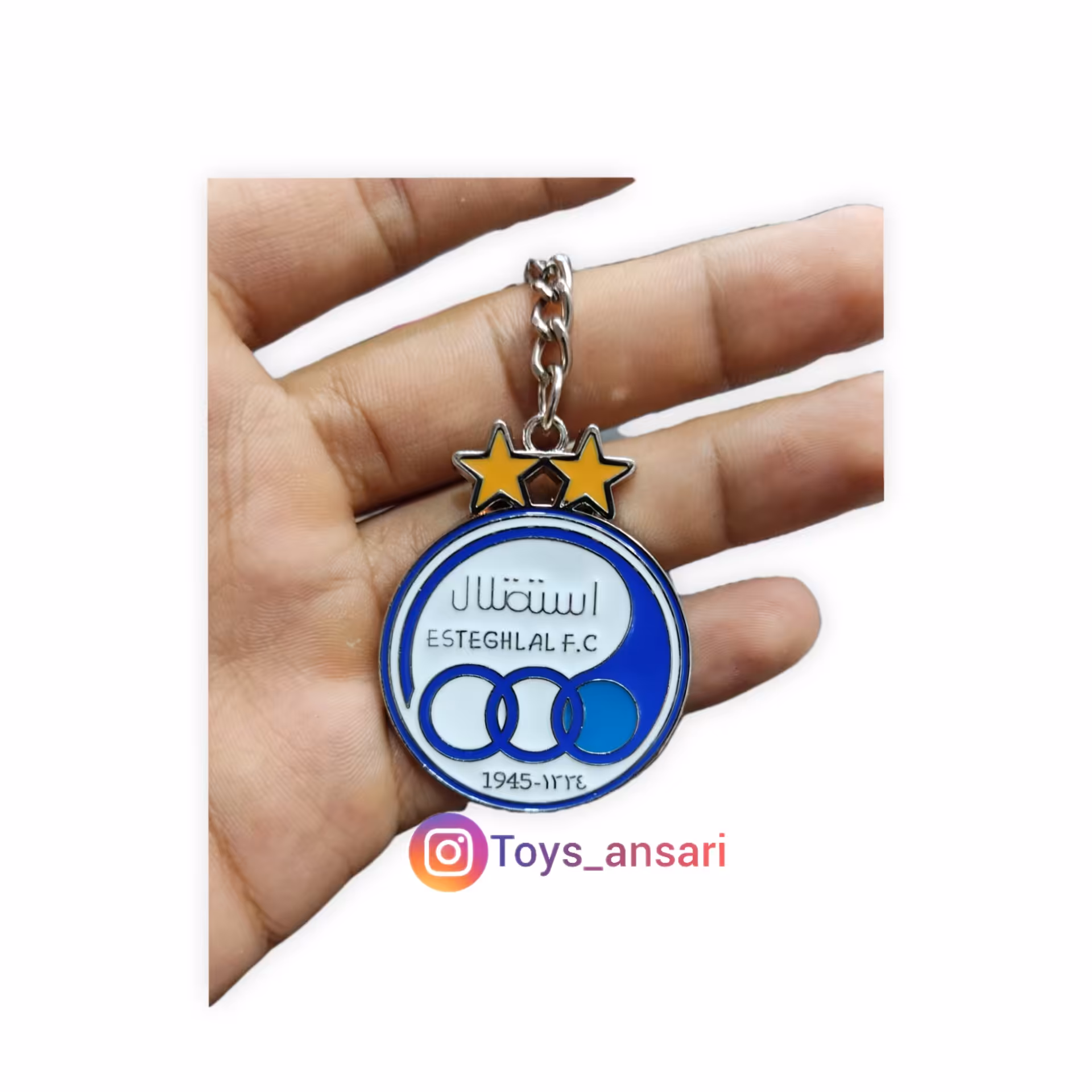 جا کلیدی فلزی آیینه دار استقلال و پرسپولیس 