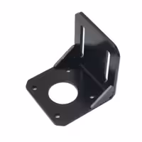 براکت فلزی L شکل مناسب برای نگهداری استپر موتور 42