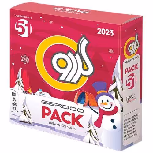 مجموعه 16DVD نرم افزارهای کاربردی ویندوز گردو Gerdoo Pack 2023 V.51Gerdoo Pack Version 51 16DVD9 2023 Original