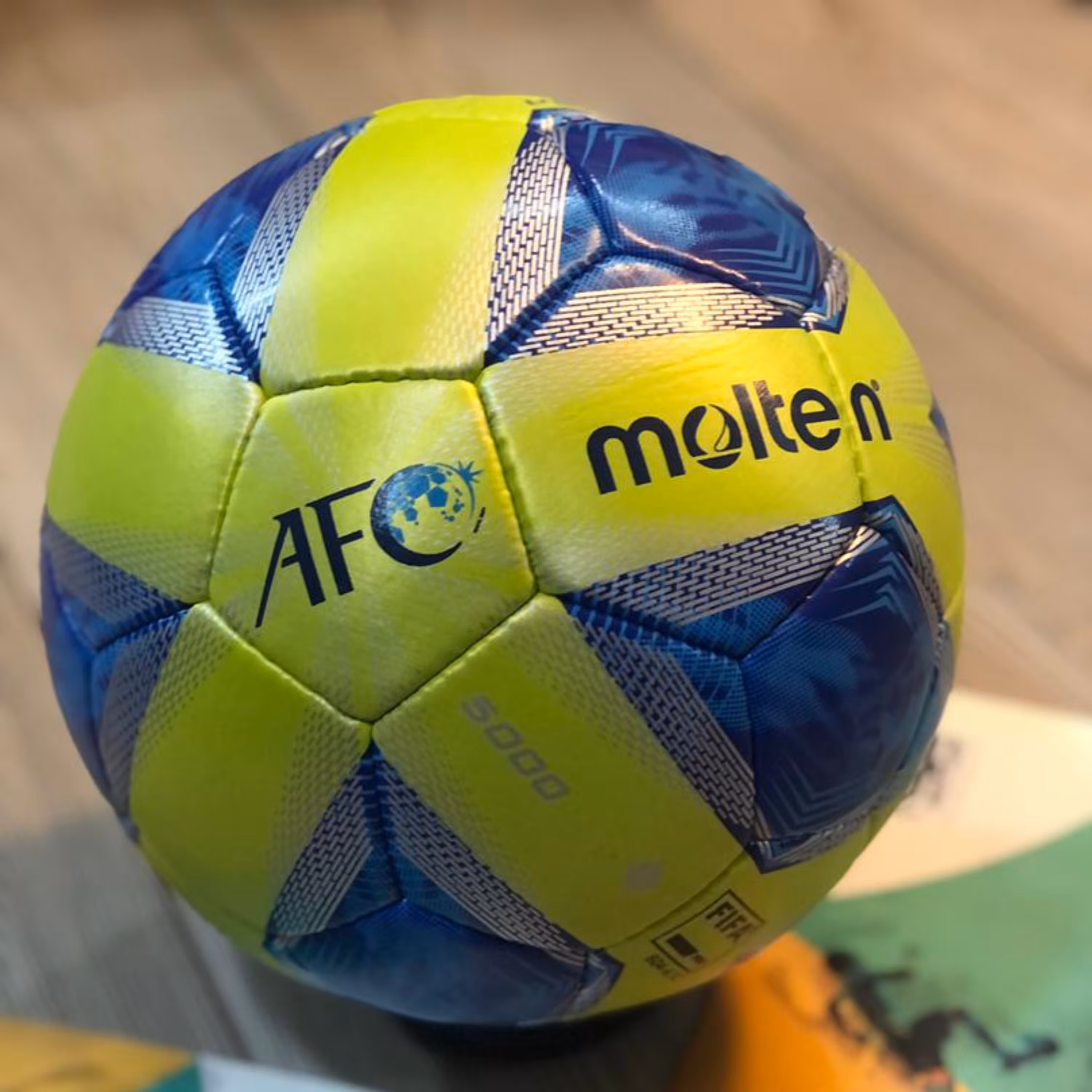 توپ فوتبال مولتن AFC سایز 5 دوختی 
