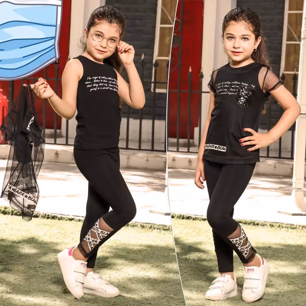 ست دخترانه 3تیکه محرمی(اتمام موجودی)