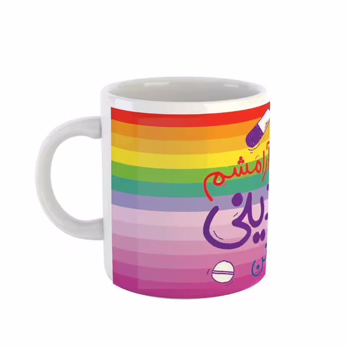 ماگ ساده طرح فروردینی جان کد 06