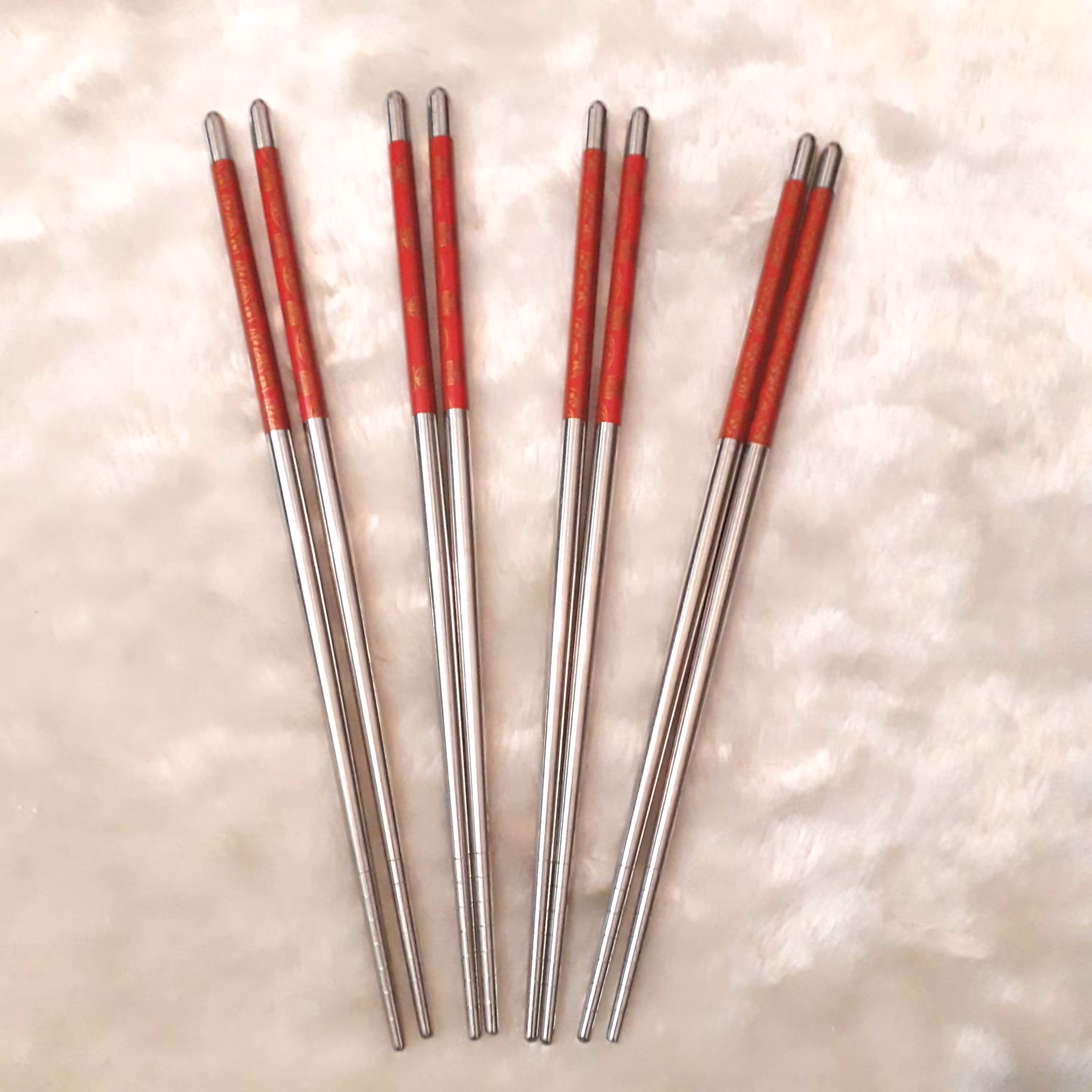 چاپستیک استیل طرح سلطنتی