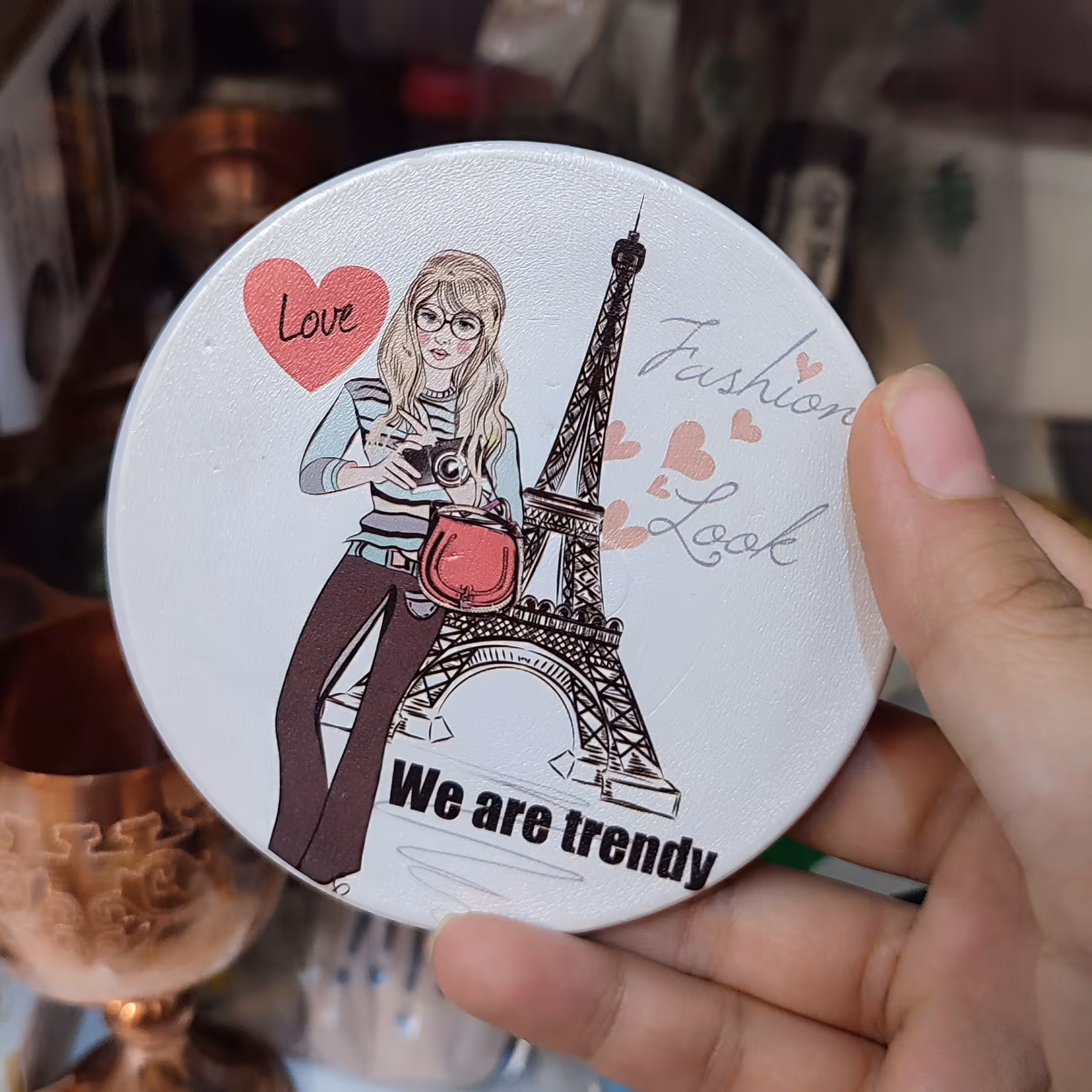 زیرلیوانی طرح برج ایفل