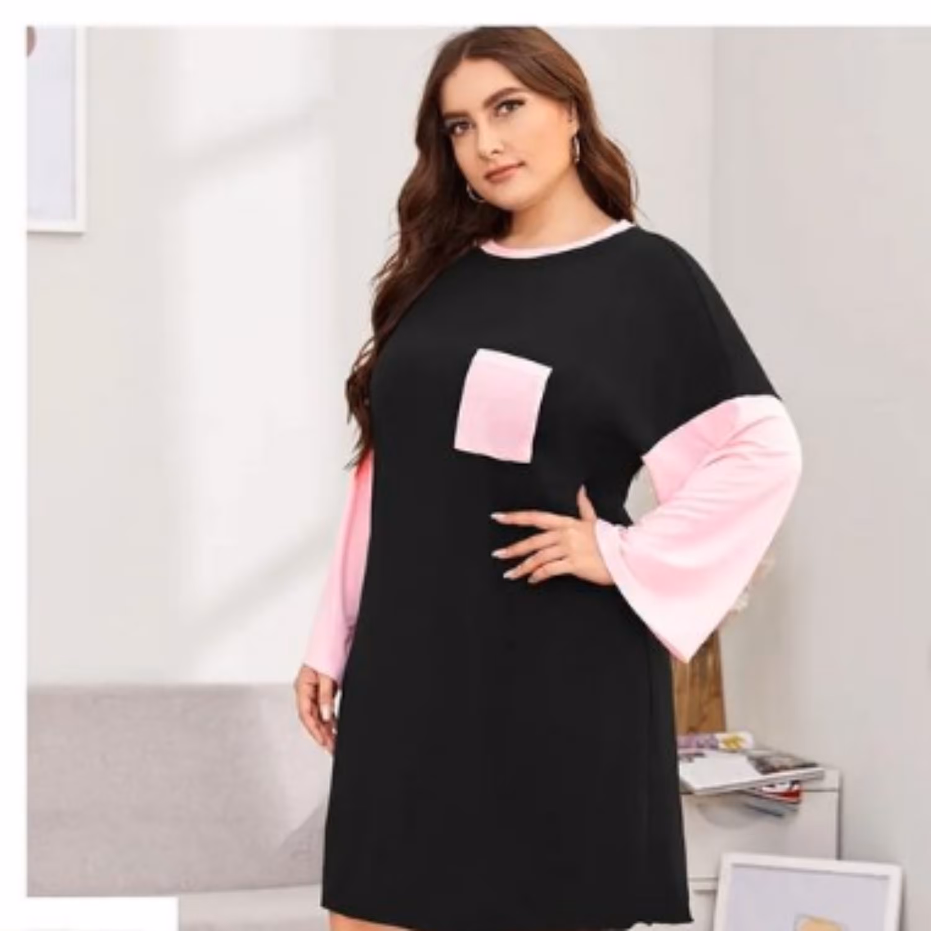 لباس فریسایزآستین کلوش  مناسب 50 تا 56