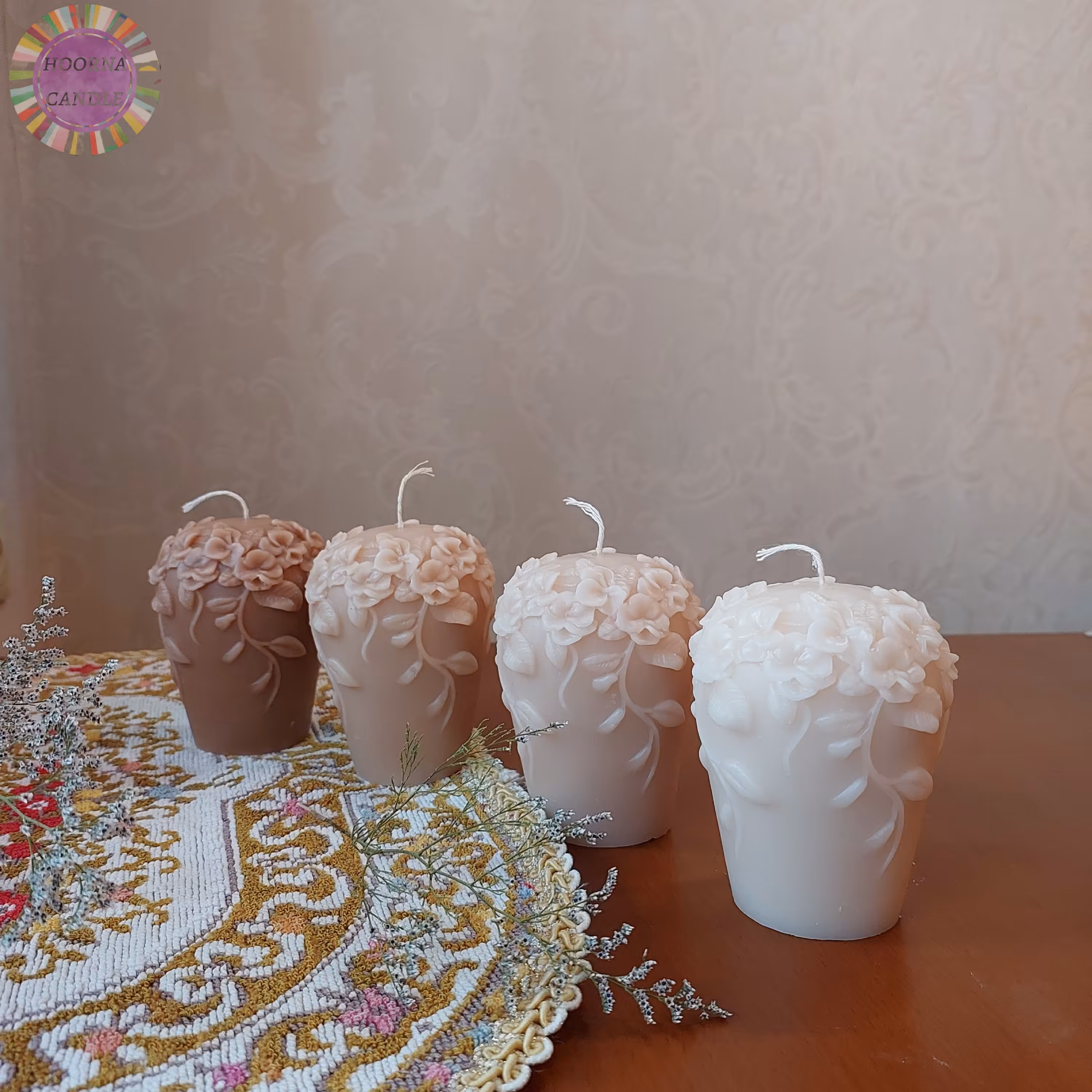 شمع مارسلا شمعی زیبا و جذاب و شیک مناسب برای دکوراسیون منزل شما