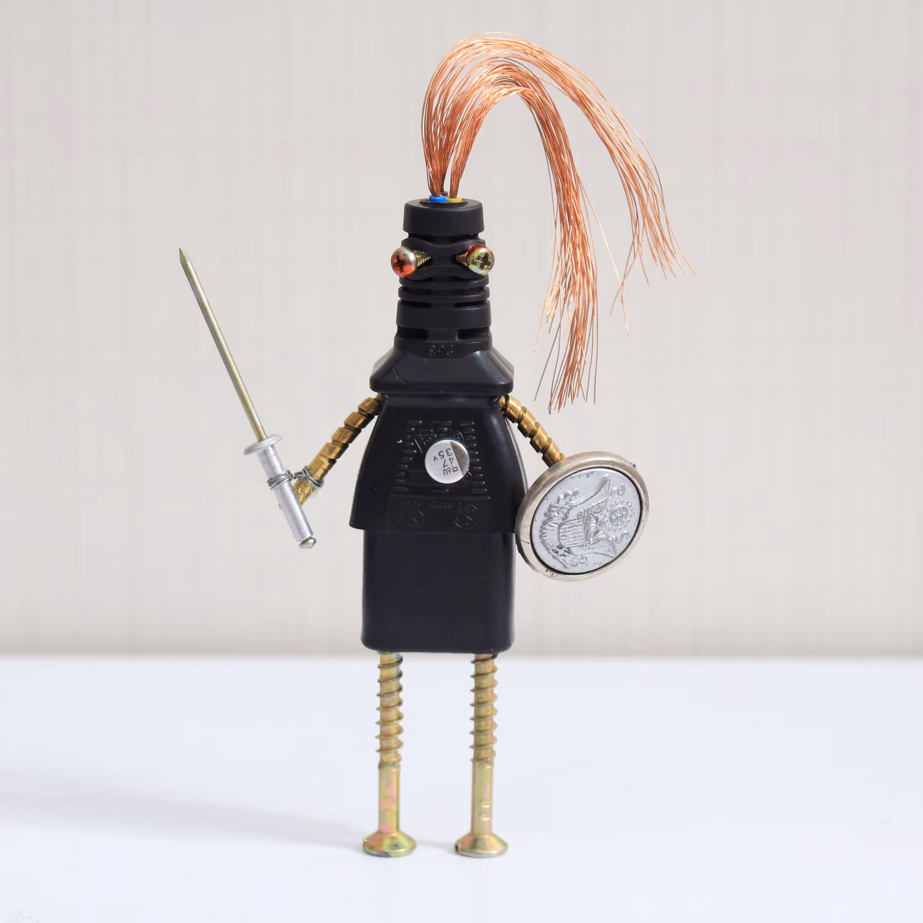 تندیس مینیاتوری دکوری جنگجوی رومی