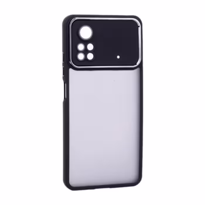 کاور مدل متال آیرون مات محافظ لنز دار مناسب برای گوشی موبایل شیائومی Xiomi Poco X4 Pro