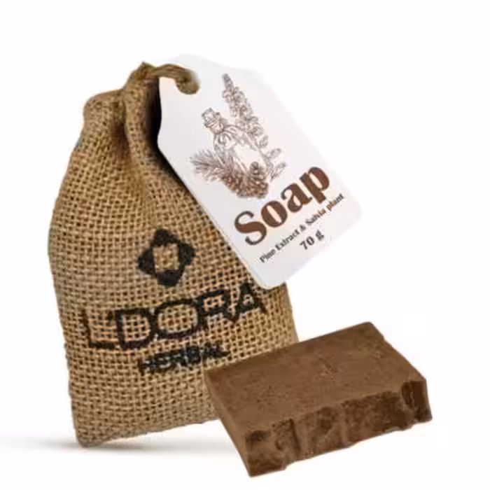 صابون گیاهی حاوی عصاره‌ کاج وگیاه مریم‌گلی