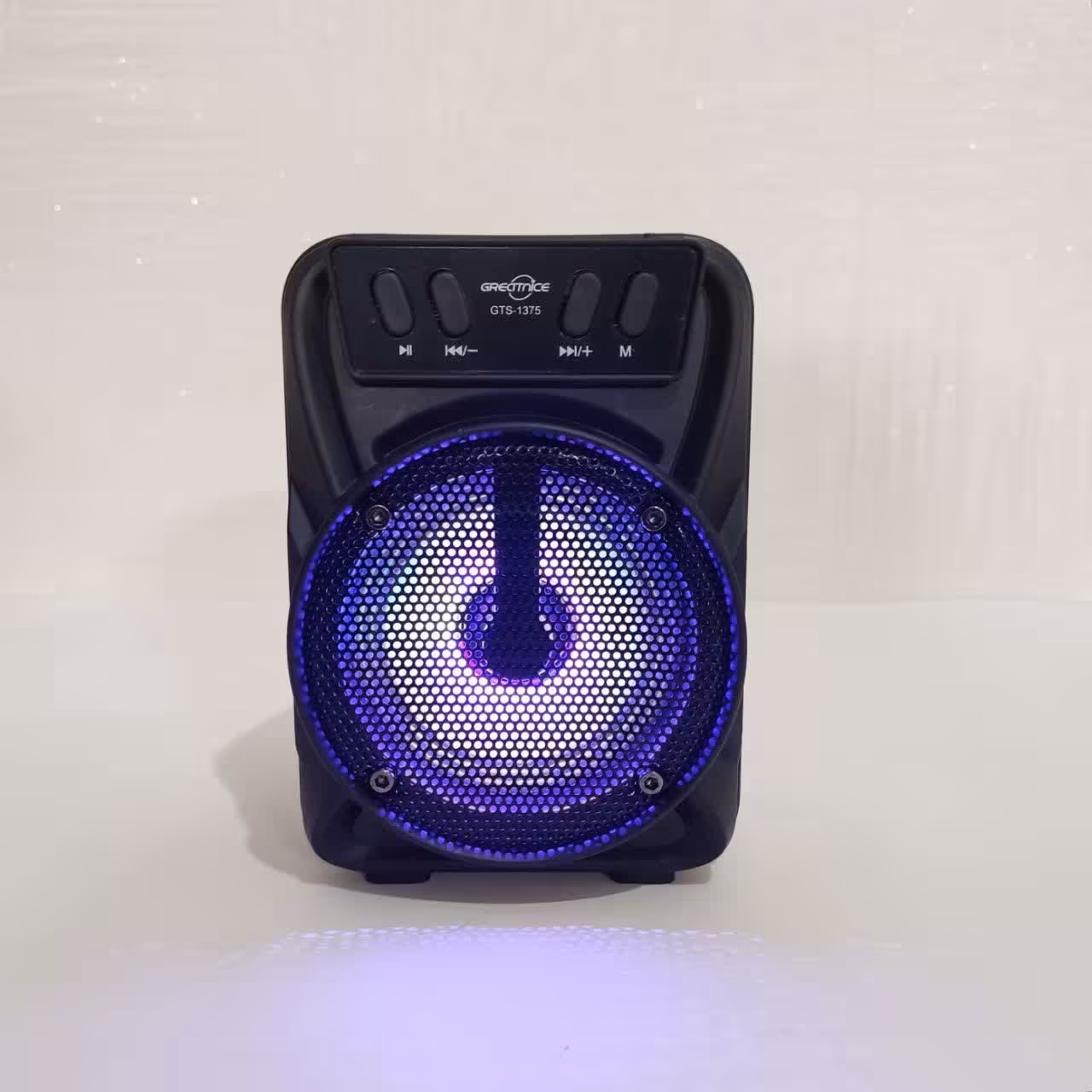 اسپیکر بلوتوثی گریت نایس مدل 1375 دارای رقص نور فلش خور و رم خور