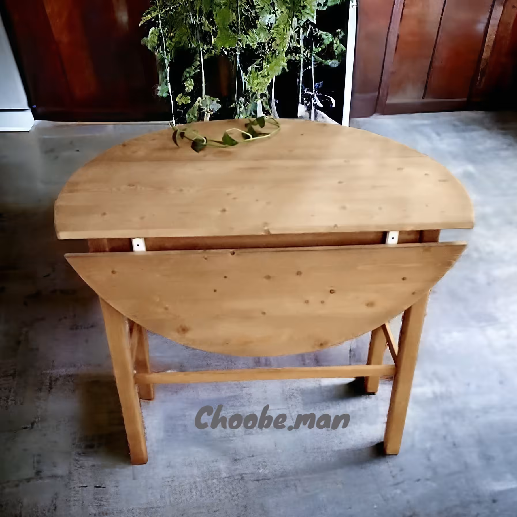 میز نهار خوری تاشو تمام چوب 80-90