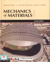 کتاب MECHANICS OF MATERIALS JOHNSTON EDITION 4 BEER،شومیز | ایده بوک