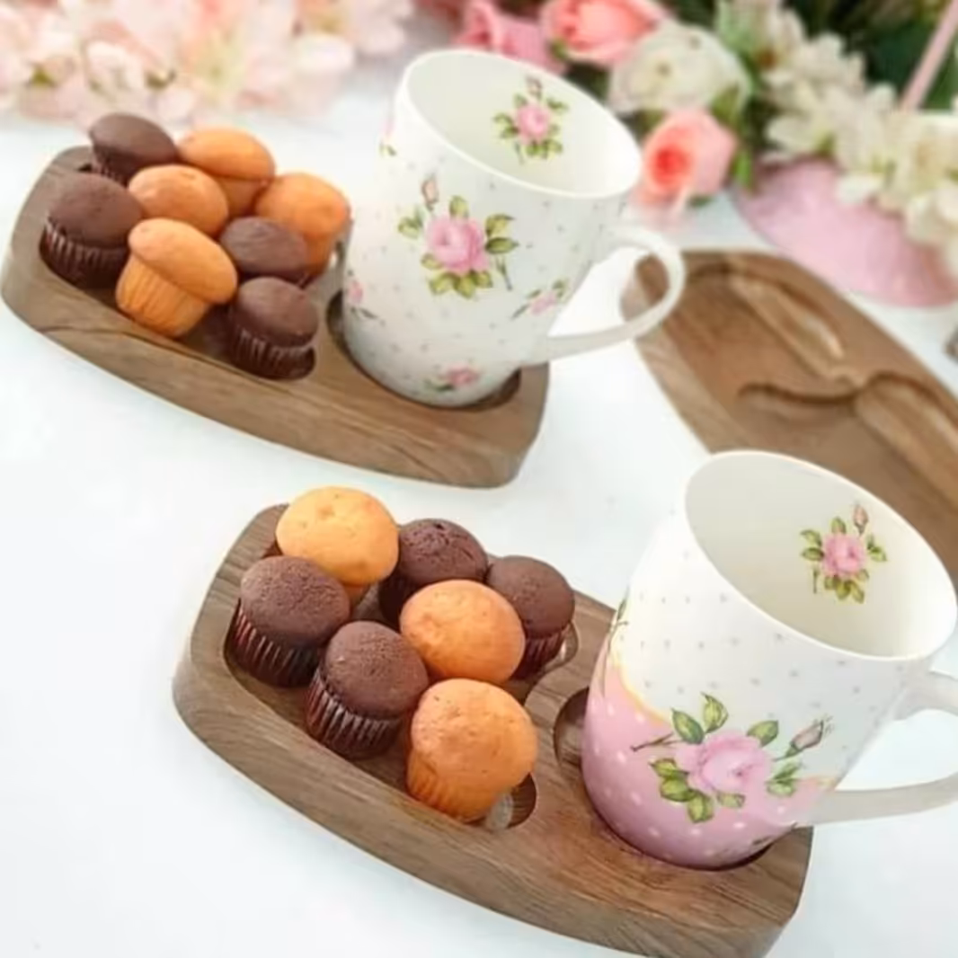 زیر لیوانی روکش چوب ضد آب