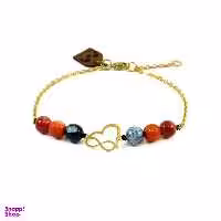 دستبند طلا 18عیار مانچو مدل bfg086