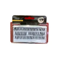 مژه مصنوعی گره دار مدل Medium Black امپل 60 عددی