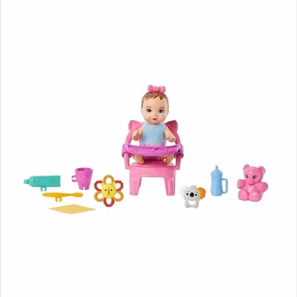 باربی نوزاد با اکسسوری های جذاب برند متل با ارسال فوری 