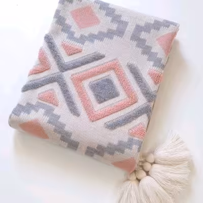 شال مبل طرح پانچ دوزی