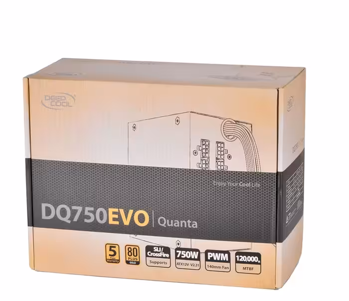 پاور حرفه ای دیپ کول مدل دی کیو 750 اوو