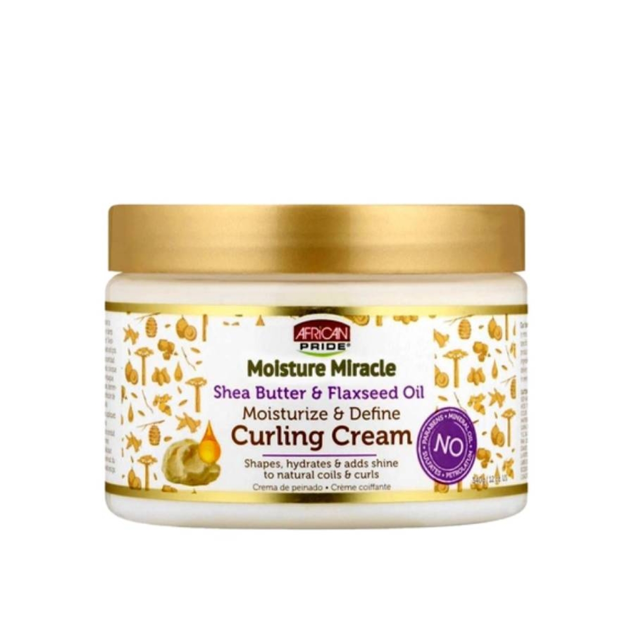 ماسک مو فر آفریکن پراید مدل Moroccan Clay & Shea Butter حجم 340ml