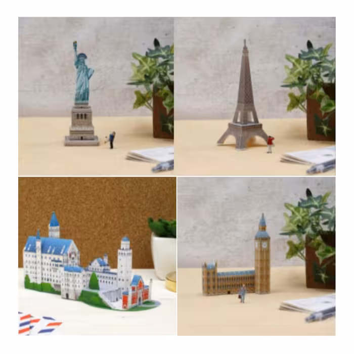 کیت ساخت ماکت بنا های توریستی