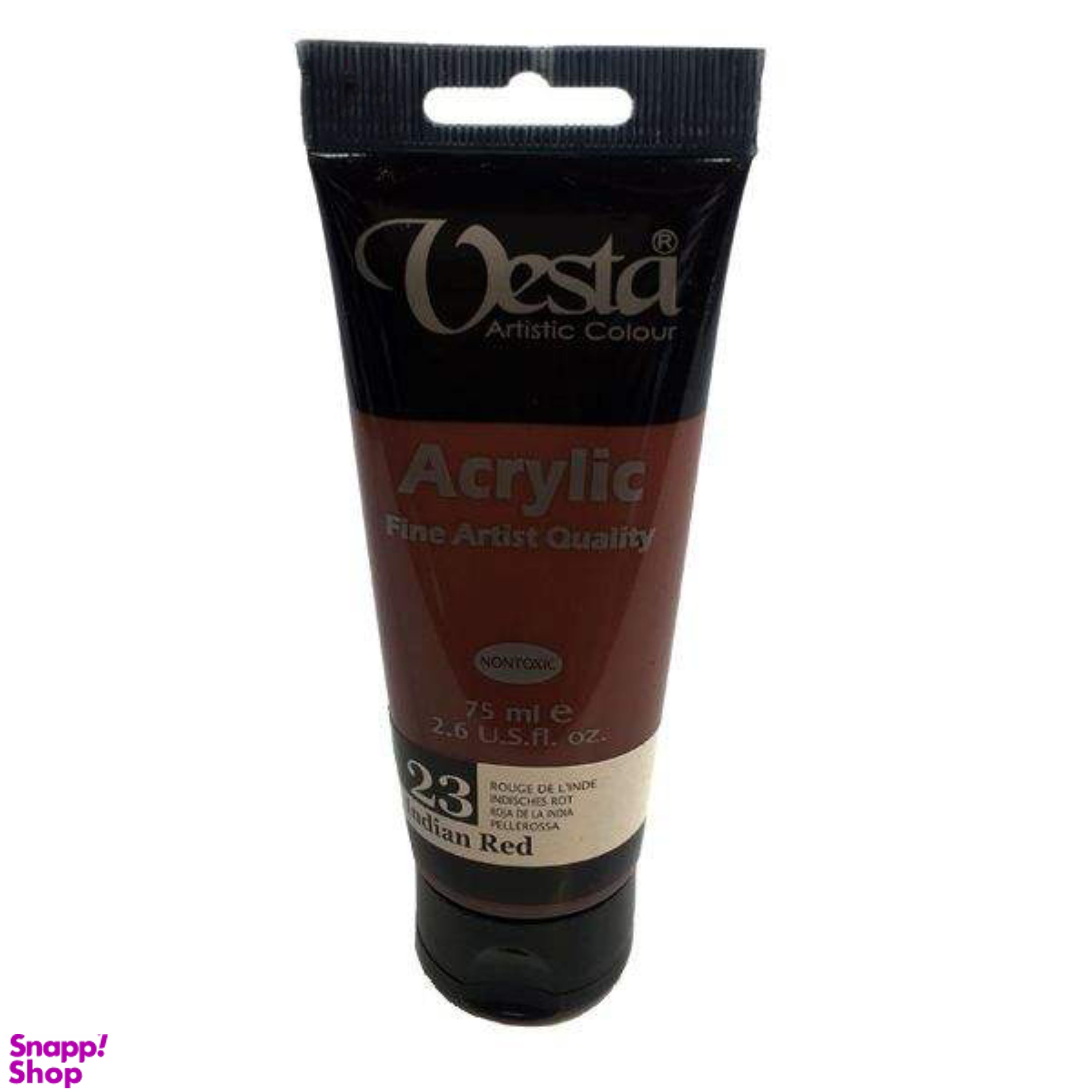 رنگ اکرولیک وستا (Vesta) رنگ 23 Indian Red