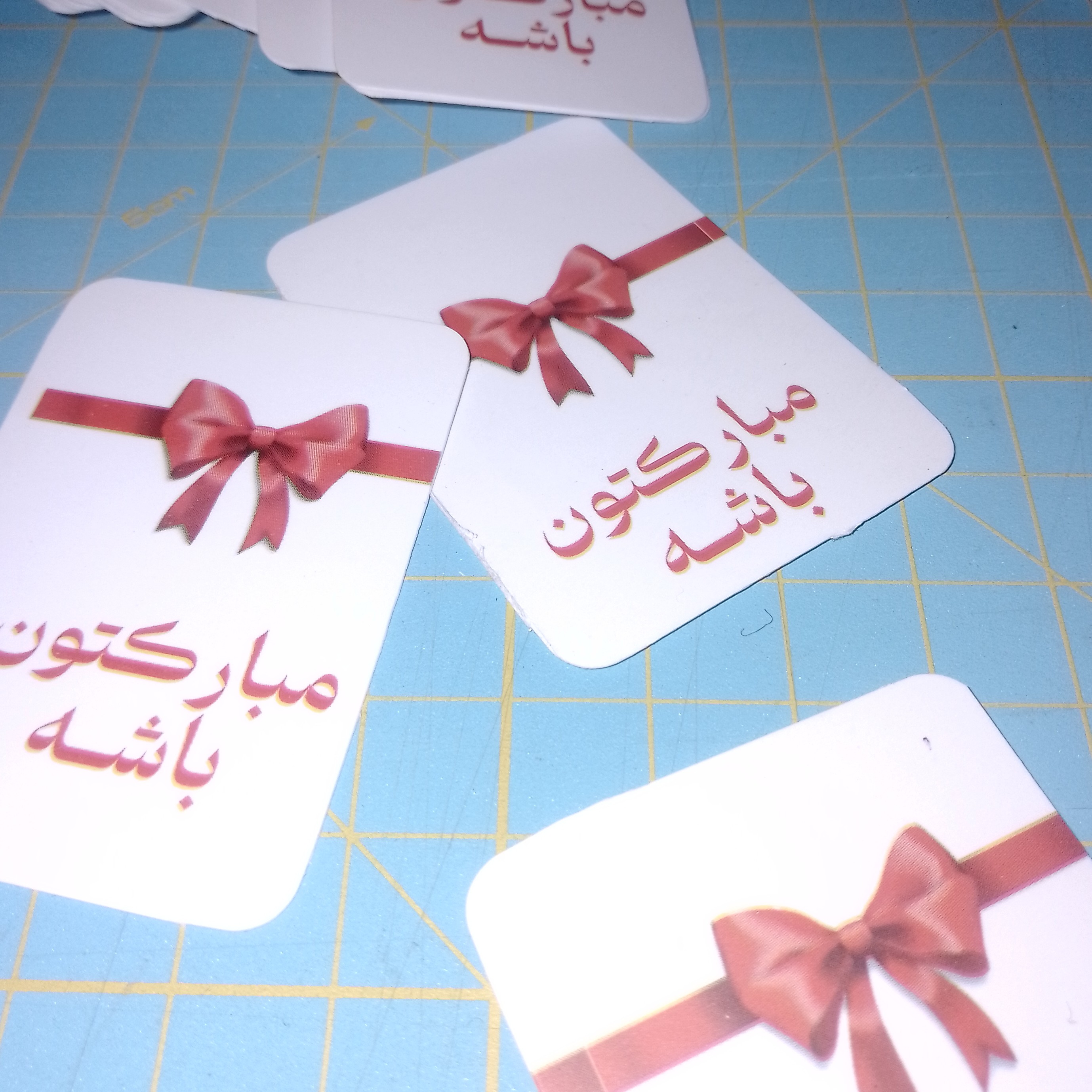 تگ بسته بندی سفید