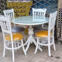 میزناهارخوری کف گرد ارسال با باربری وپس کرایه 