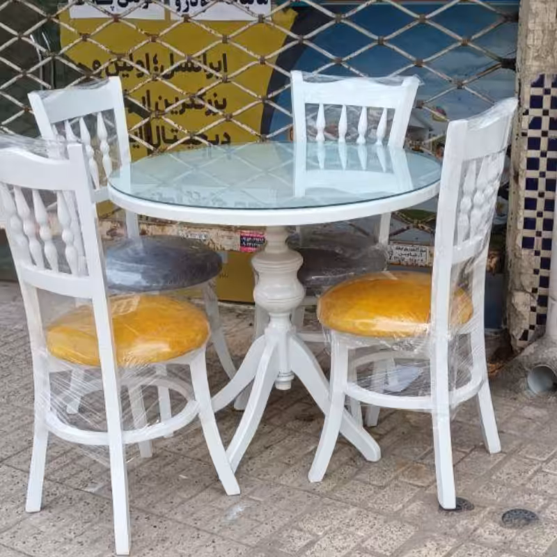 میزناهارخوری کف گرد ارسال با باربری وپس کرایه 