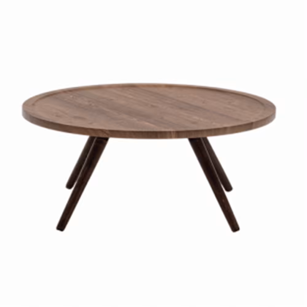 میز جلو مبلی قطر 50 زوم چوبی نظری