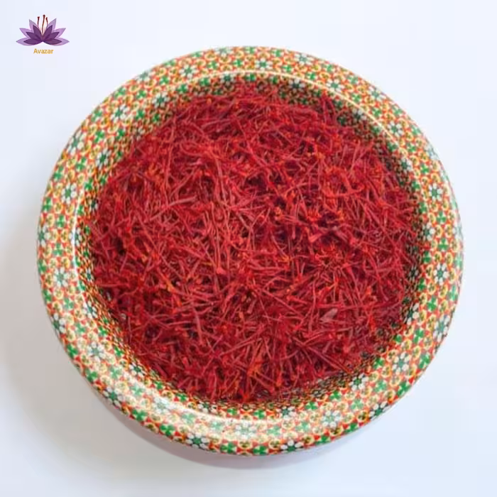 زعفران نگین صادراتی خراسان ظرف خاتم 2 گرمی