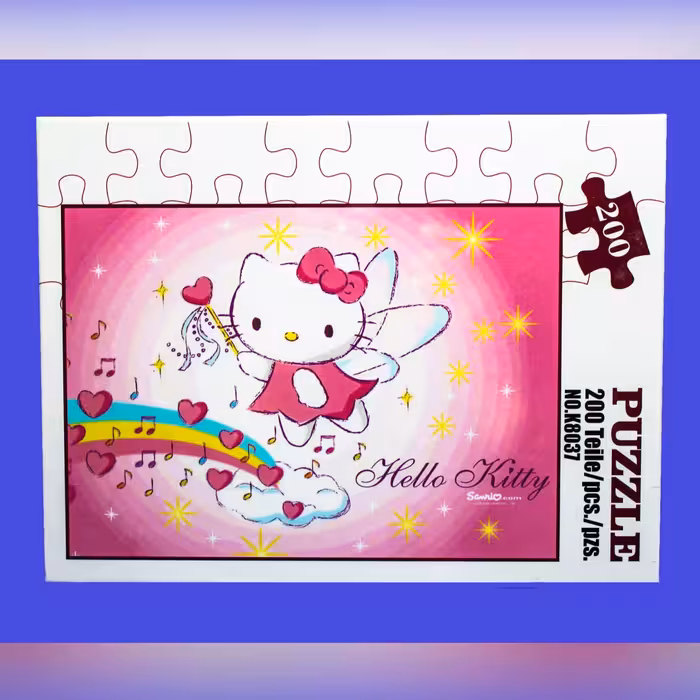 پازل ساختنی 200 قطعه کینگ طرح هلو کیتی