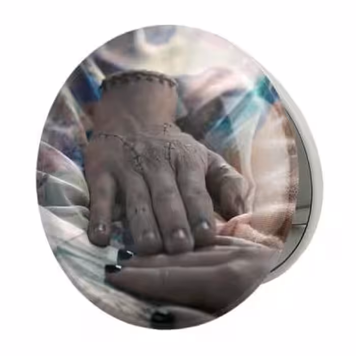 آینه جیبی خندالو طرح سریال ونزدی Wednesday مدل تاشو کد 25244