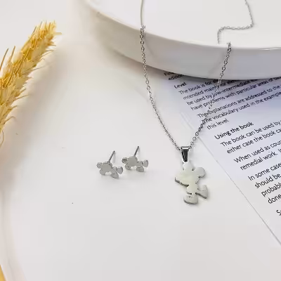 نیم ست استیل طرح میکی موس