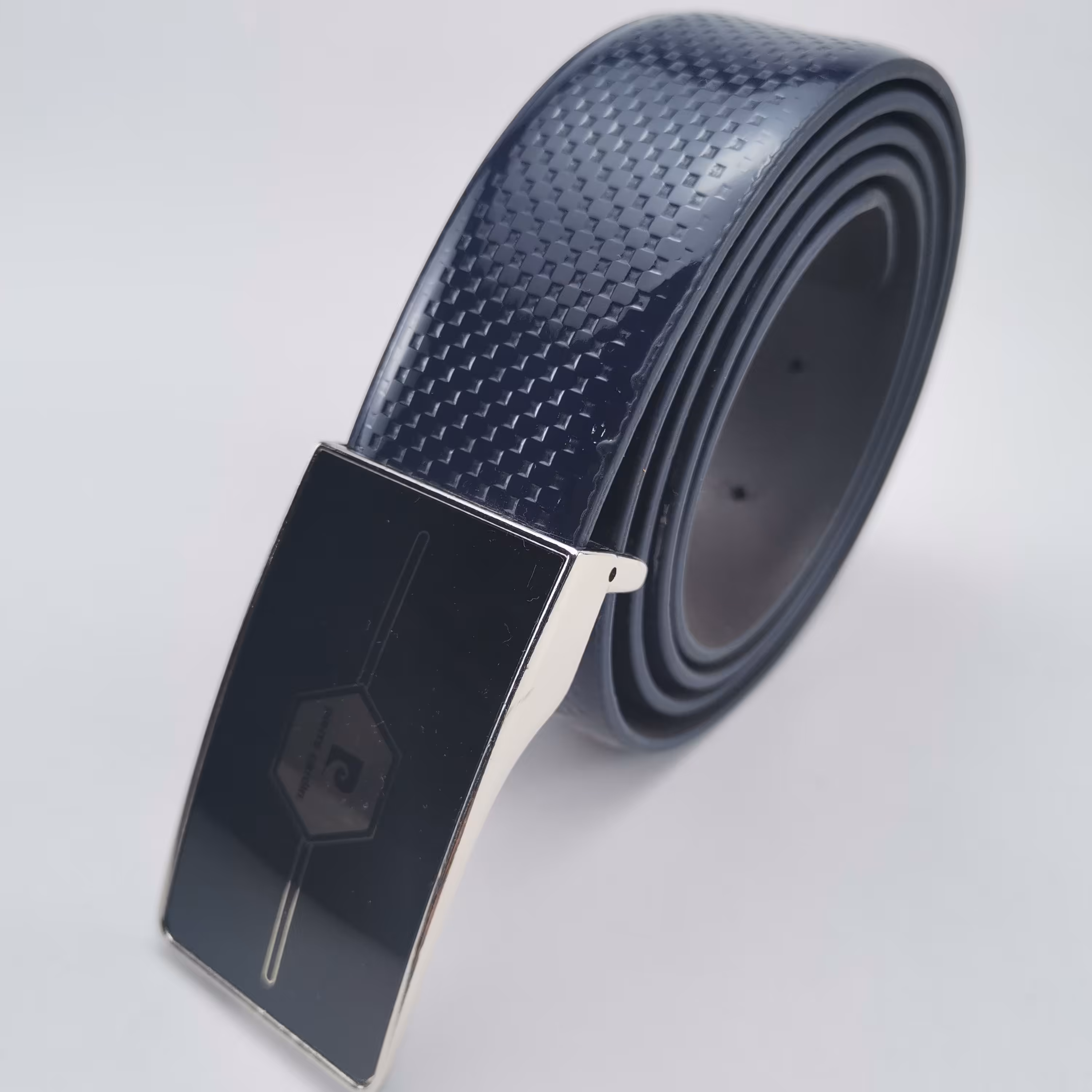 کمربند سورمه ای ورنی رسمی