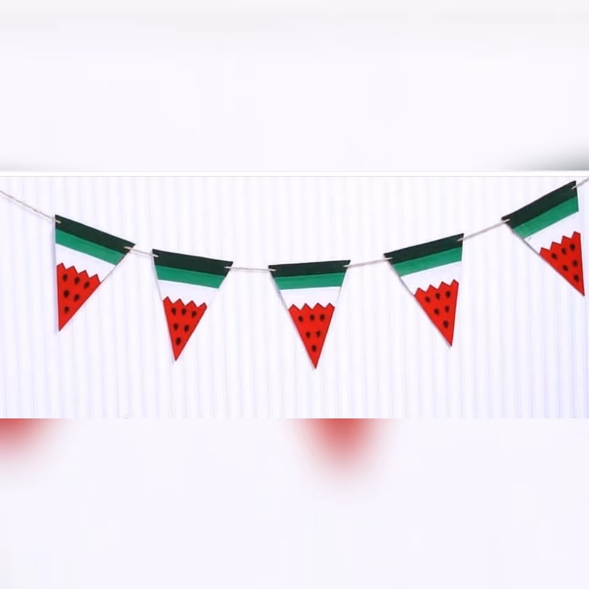 ریسه نمدی یلدا ، طرح هندوانه 🍉🍉🍉