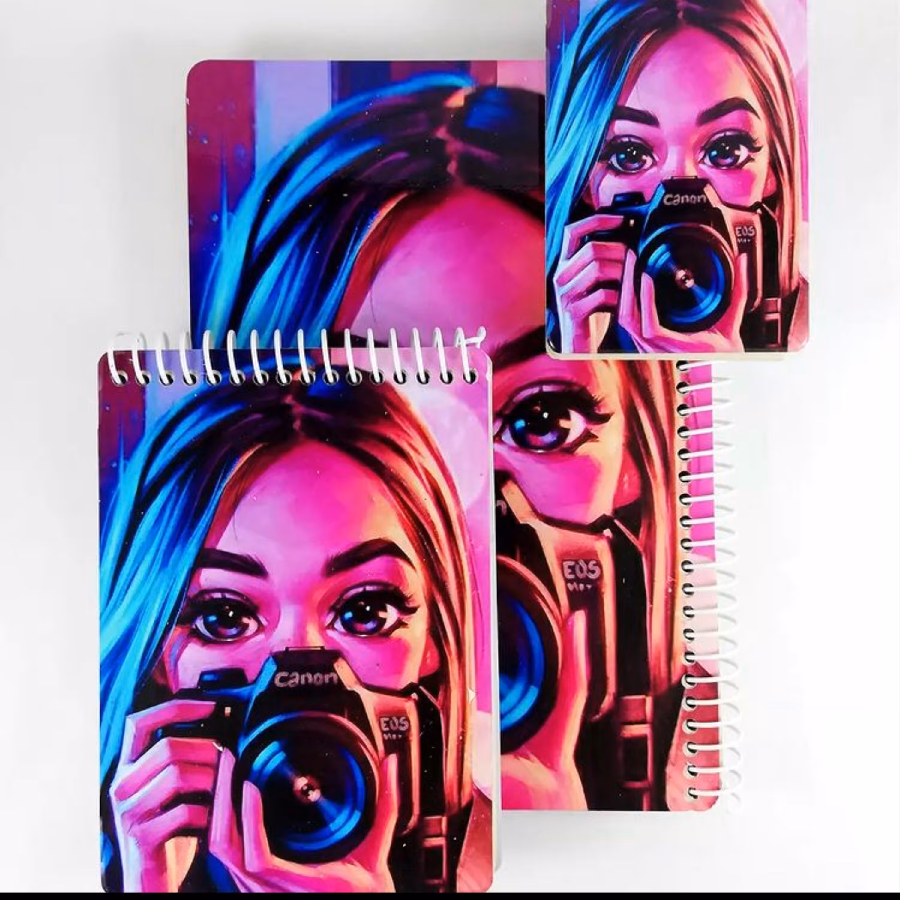 ست سه عددی دفترچه طراحی کرافت طرح عکاس 2