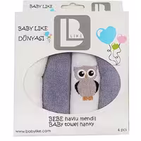 
حوله دست و صورت بیبی لایک Baby like بسته 4 عدد