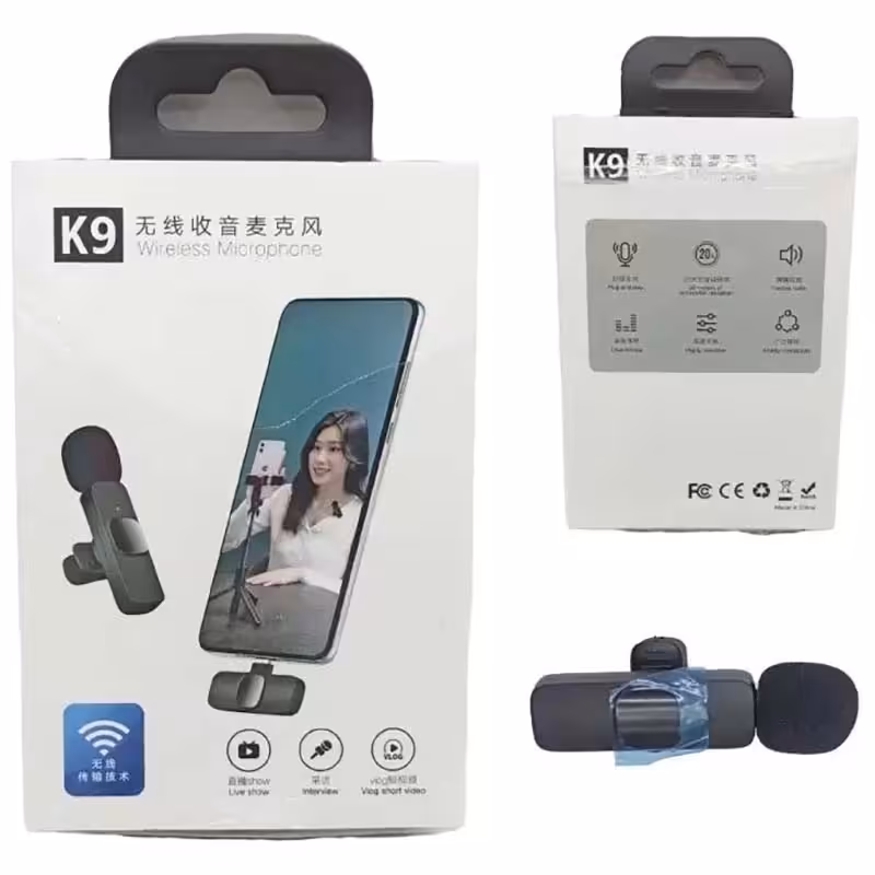 میکروفون یقه ای بی سیم K9