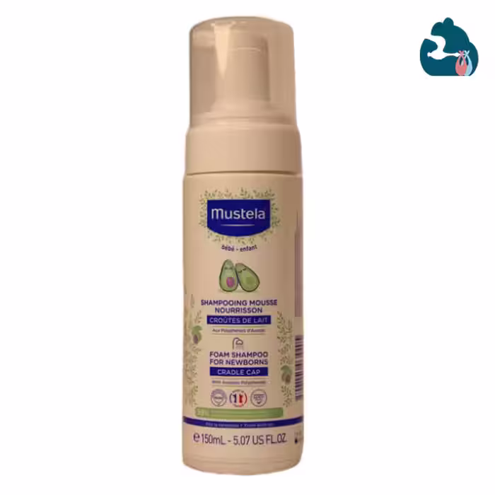 شامپو فوم سر کودک و نوزاد موستلا mustela