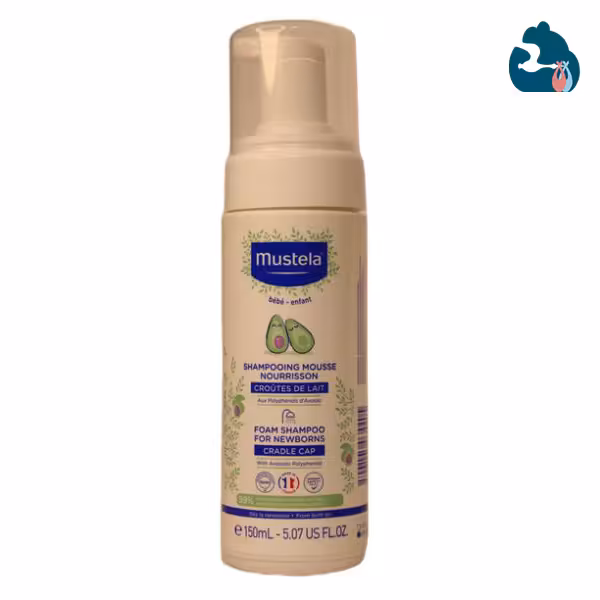 شامپو فوم سر کودک و نوزاد موستلا mustela