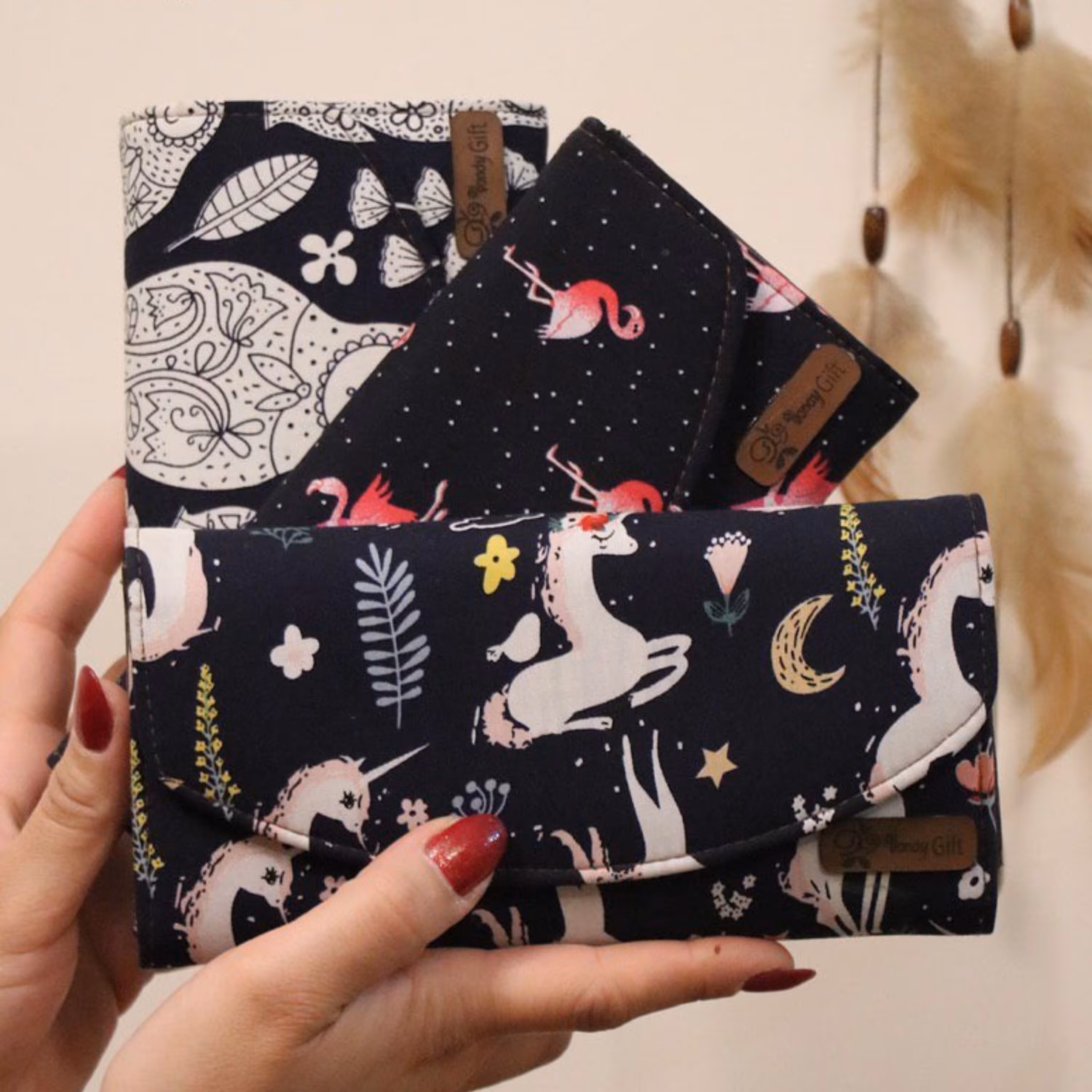 کیف پول  مدل  آینه