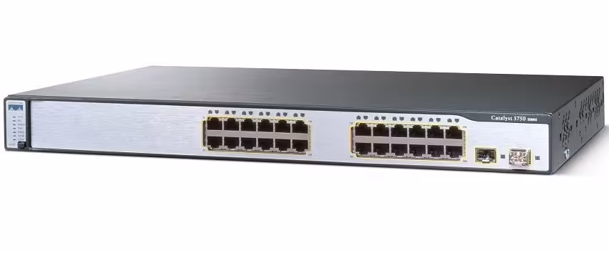 سوئیچ 24 پورت سیسکو مدل WS-C3750-24TS-S