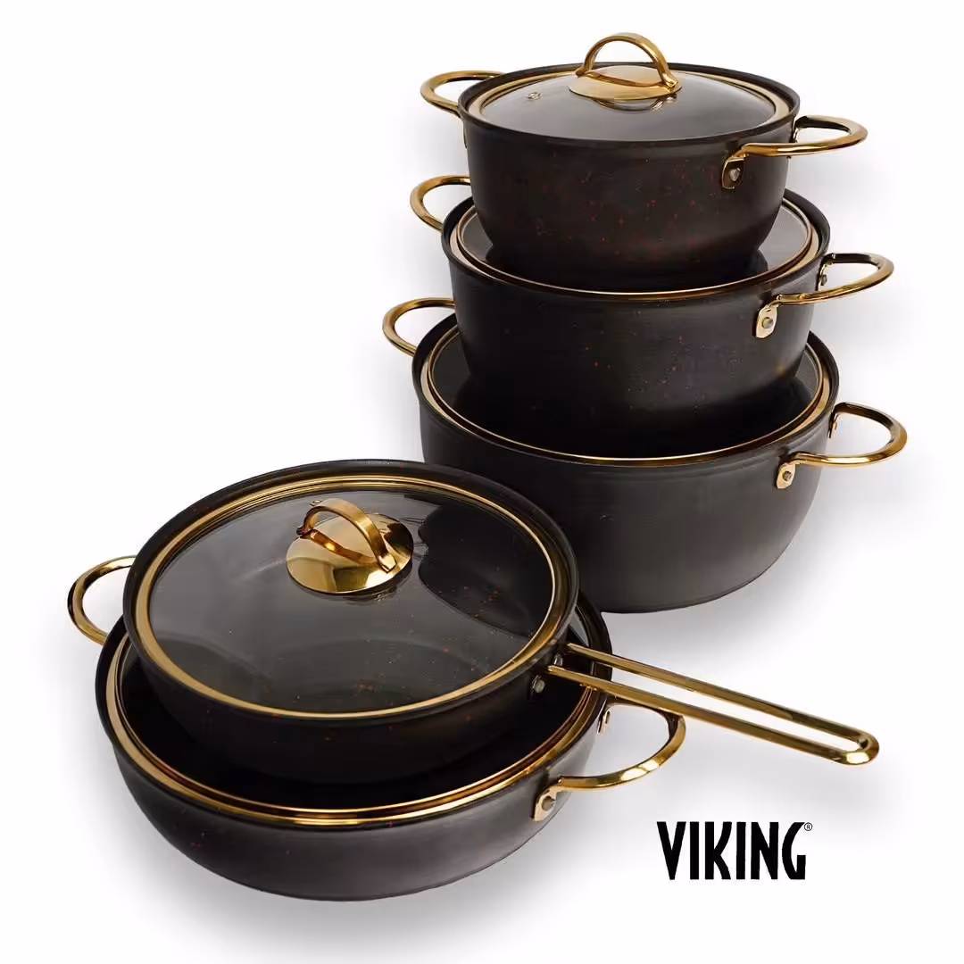 سرویس قابلمه گرانیت وایکینگ 10 پارچه مشکی